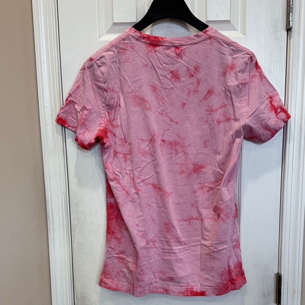 PINK Victoria's Secret Red and Pink Tee - Picture 3 of 3
